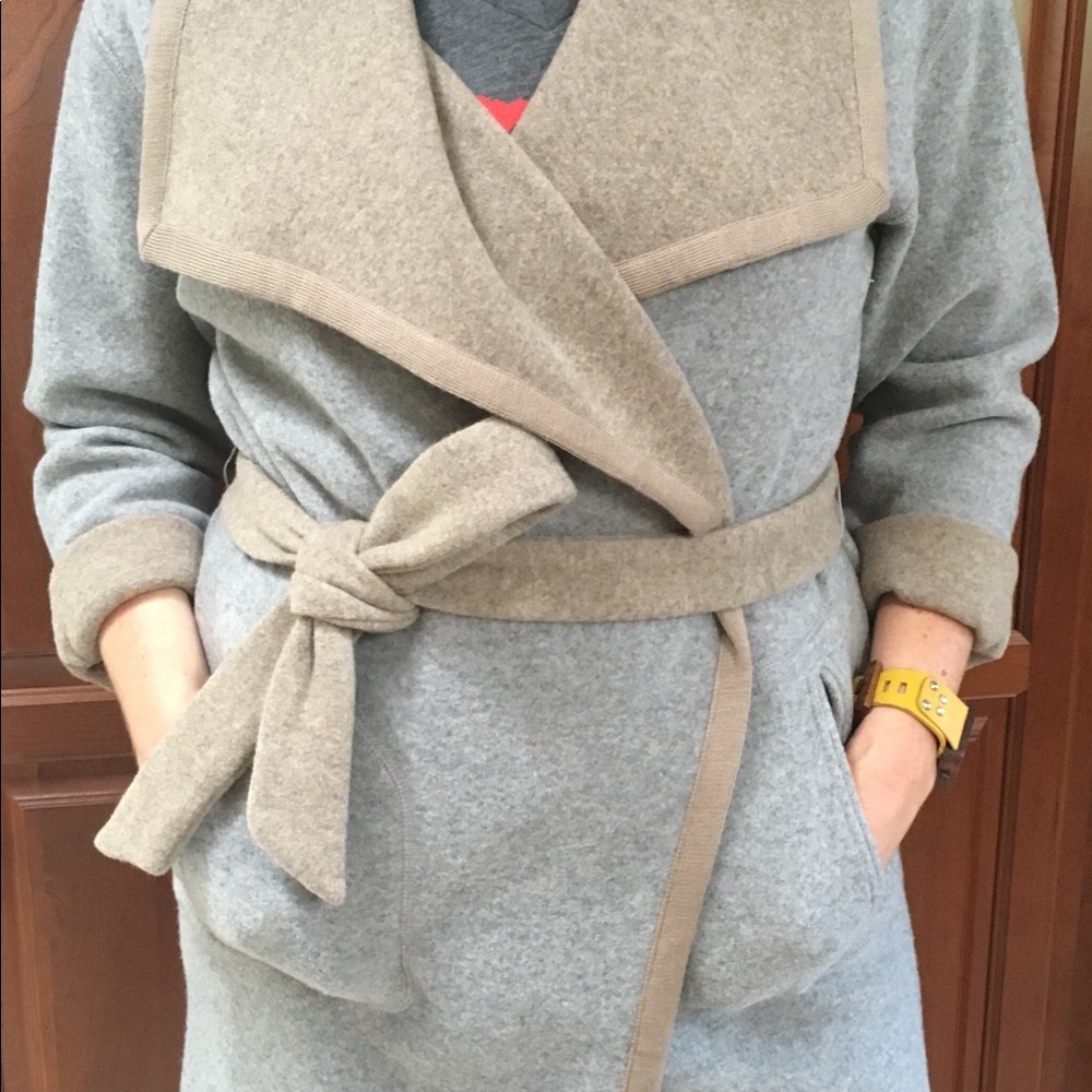Tribal Taupe / Grey Reversible Cardigan